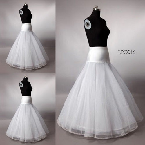 [BISA COD] PETTICOAT LOLITA PENGEMBANG GAUN PENGANTIN PUTIH 2 LAYER LPC016