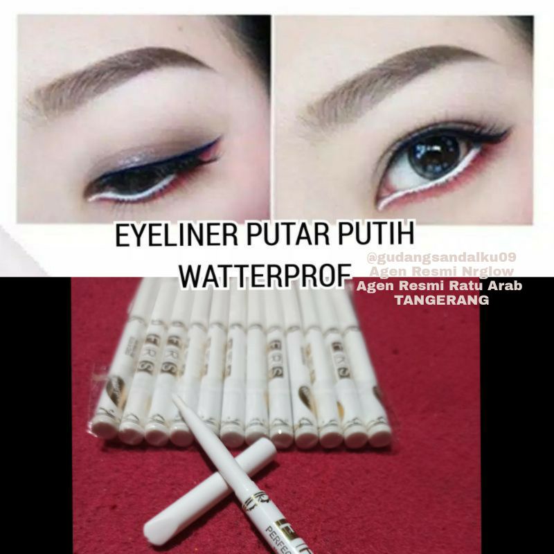 PROMO 12.12 BIGSALE Eyeliner Pensil Waterproof Warna Hitam Coklat Putih EYELINER PUTAR Y&amp;B/FRS ORIGINAL