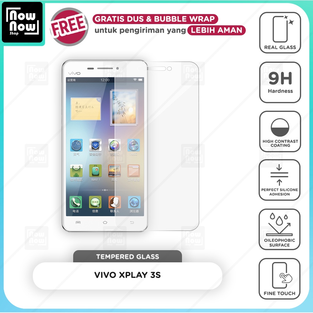Tempered Glass Anti Gores Vivo X21i X23 X27 X27 PRO X5 MAX X6 X6 MAX X6 PLUS X7 X7+ XPLAY 3S X-SHOT Screen Guard Protector 9H Kaca Temperglass
