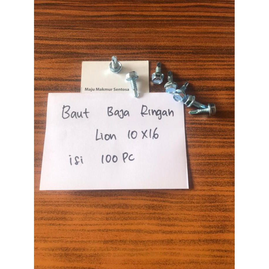 READY STOK BAUT ROOFING/BAUT BAJA RINGAN/BAUT /SEKRUP BAJA RINGAN LION - 10X16