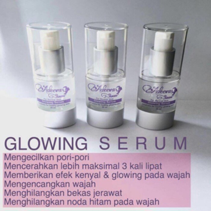 TKN-100 Adeeva Skincare Glowing Serum / Serum Whitening
