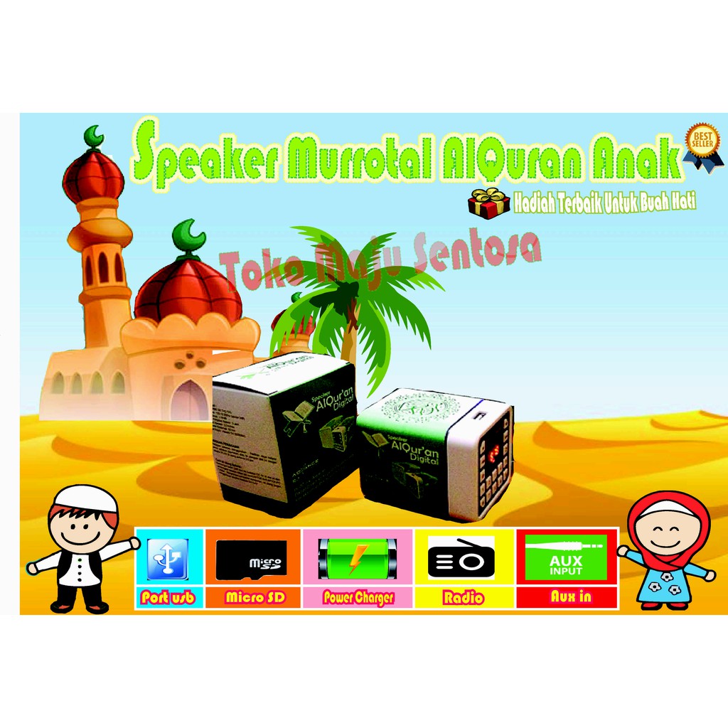 Speaker Murrotal Alquran Anak Belajar Mengaji Murah Dan Banyak Bonus Shopee Indonesia