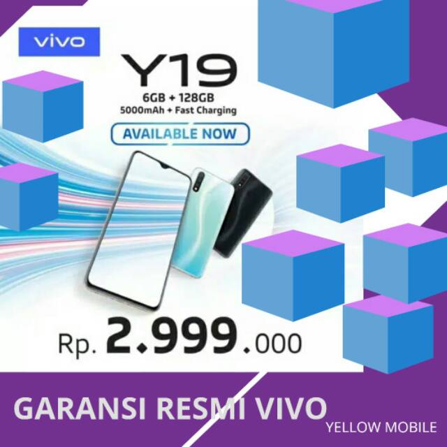 ViVO Y19 4G LTE RAM 6GB / 128 GARANSI RESMI VIVO