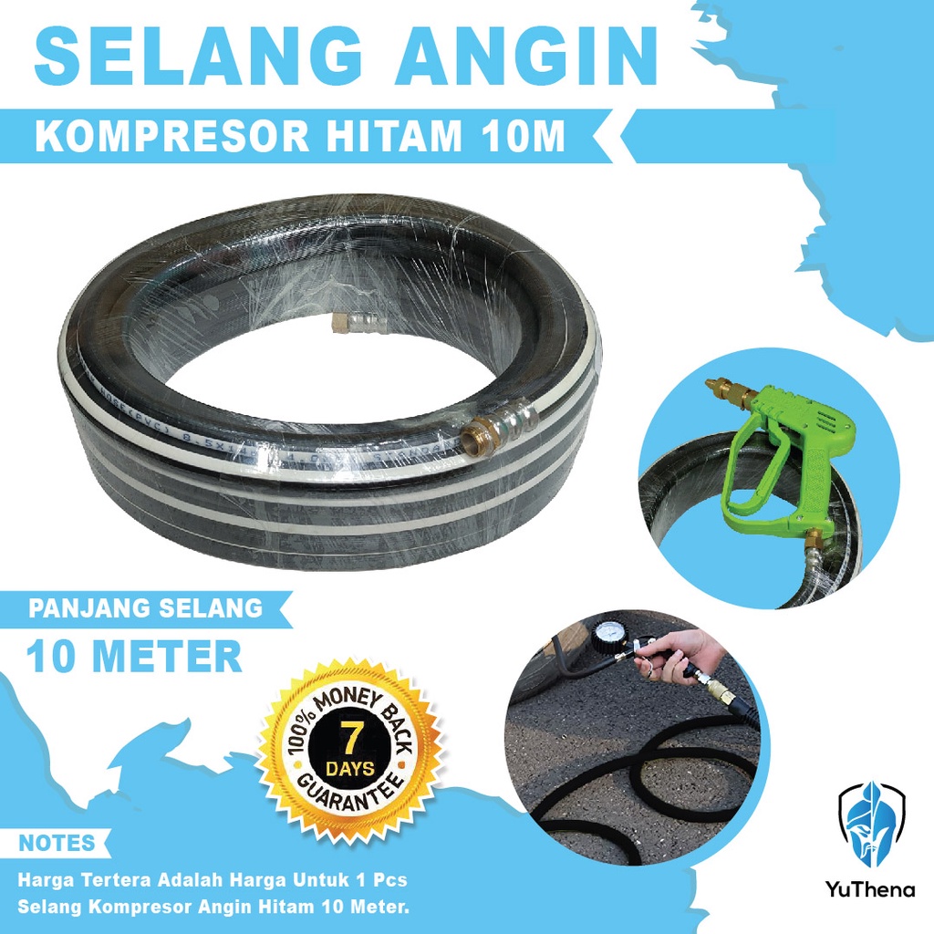 YuThena - Selang Kompresor Angin 10 Meter Selang Kompresor Selang Angin Kompresor