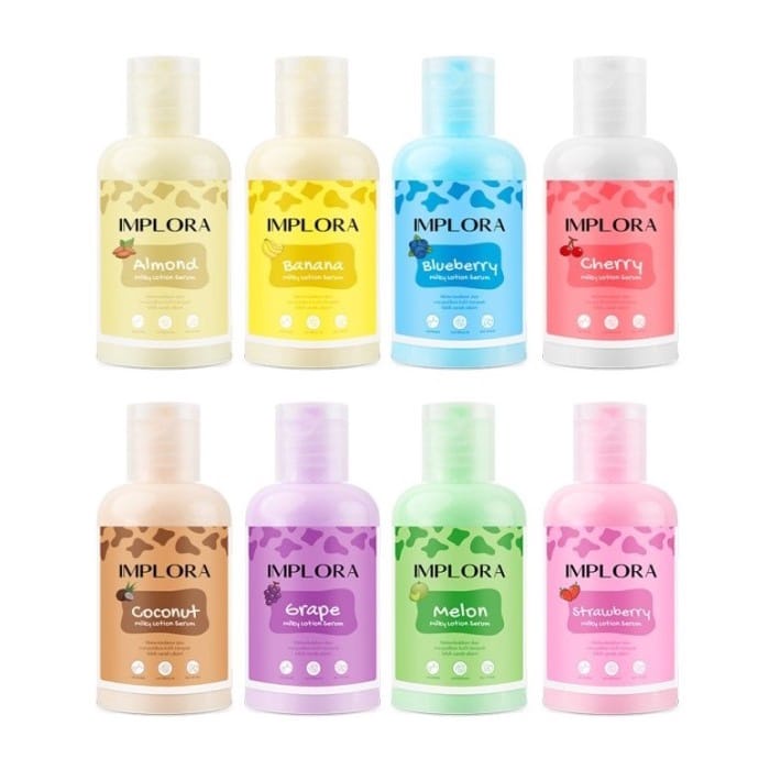 IMPLORA MILKY BODY LOTION SERUM 60ML PELEMBAB BADAN / TUBUH KOSMETIK