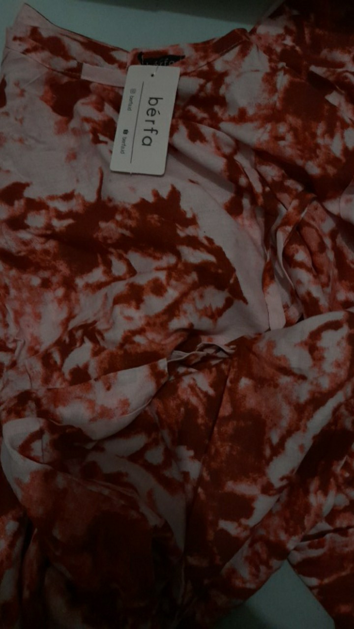 Benang Raja Tunik Batik Wanita Lengan Panjang Ukuran M L Xl