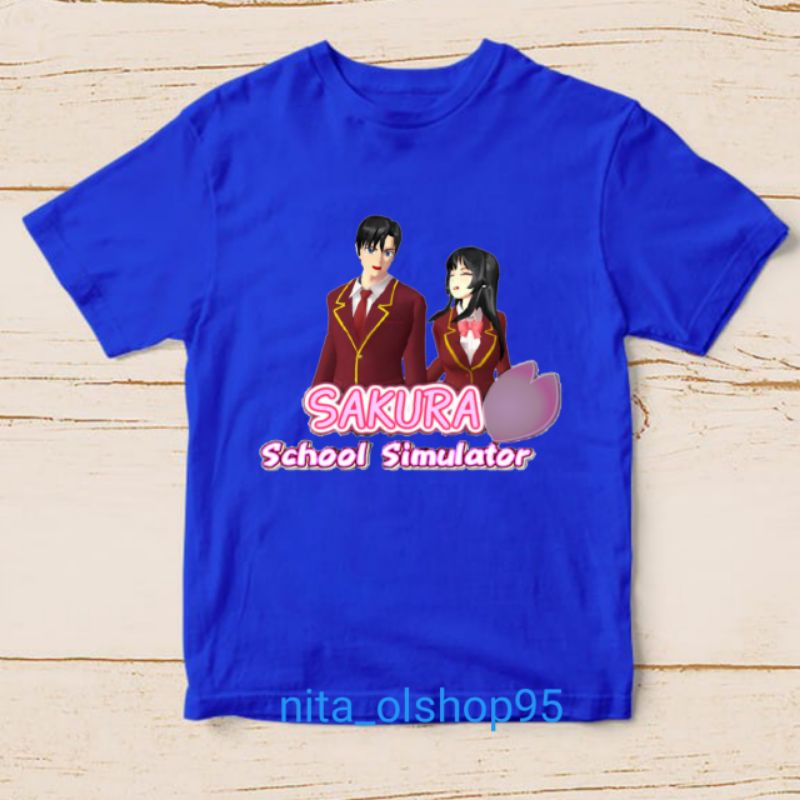 kaos sakura school simulator kaos anak karakter