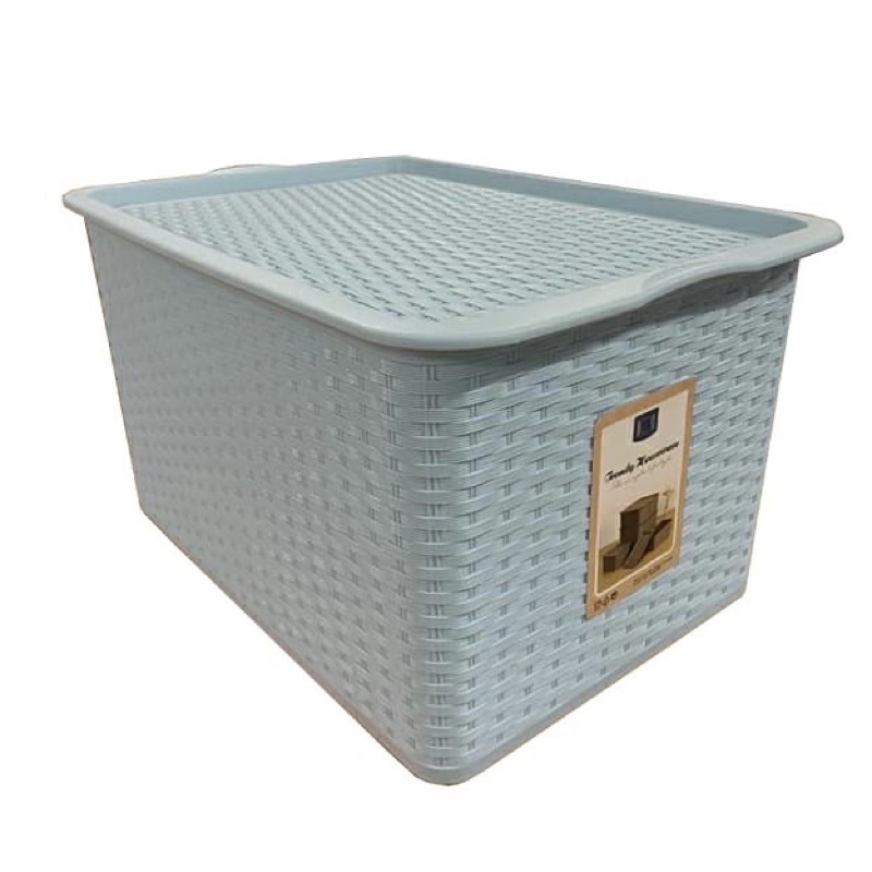 Storage Box Serbaguna, merek: LOJI, model: HX 0026505, size (Large): P 41.5 cm x L 30 cm x T 23 cm