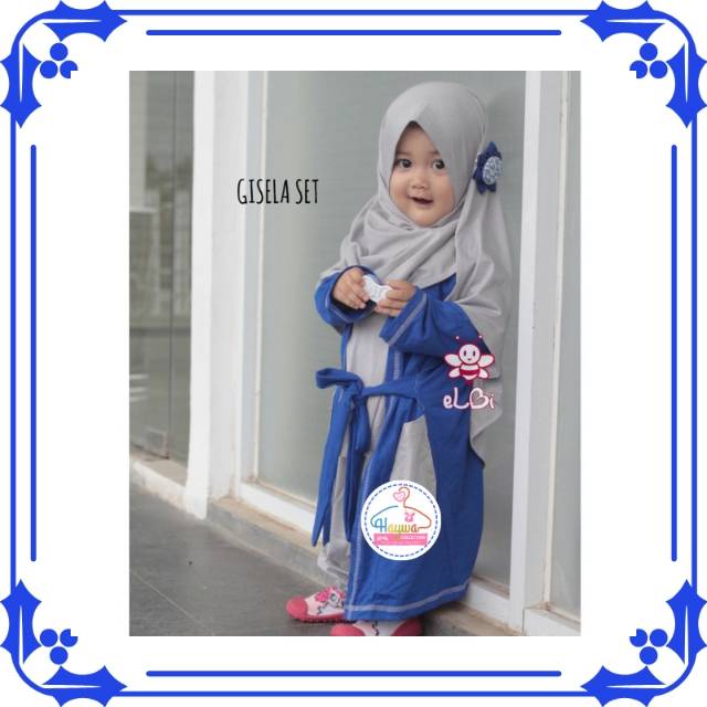 Setelan cardigan anak | Baju Muslim anak balita | Baju muslim surabaya