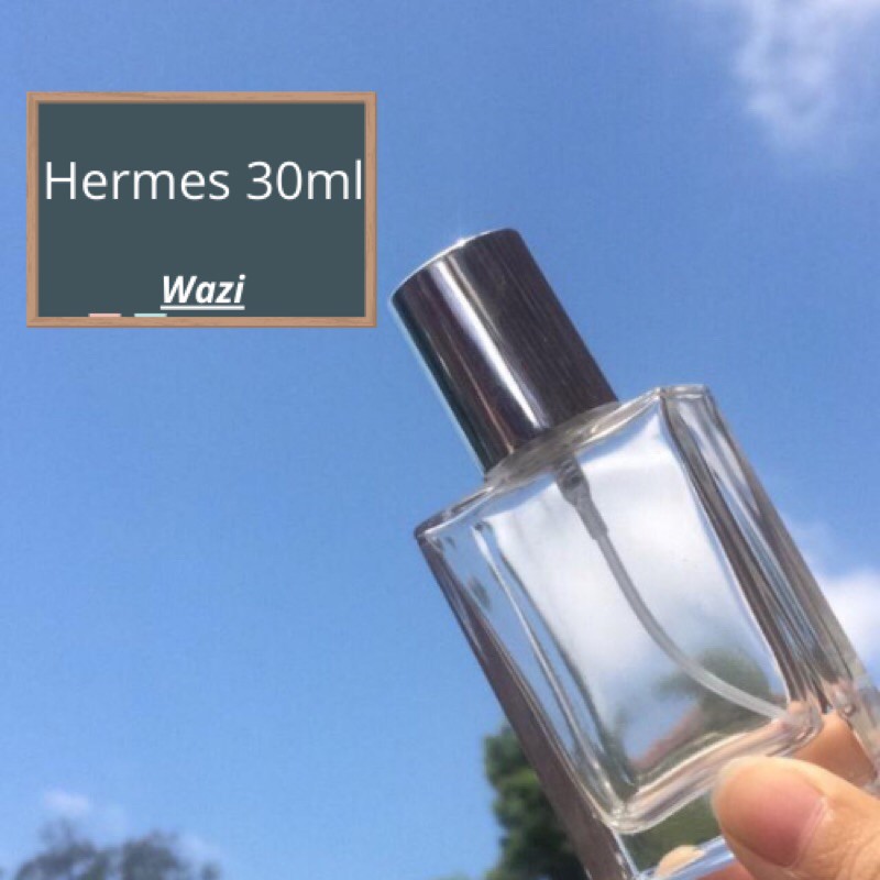 botol parfum hermes / botol parfum kotak / botol parfum 30 ml / botol perfume kotak