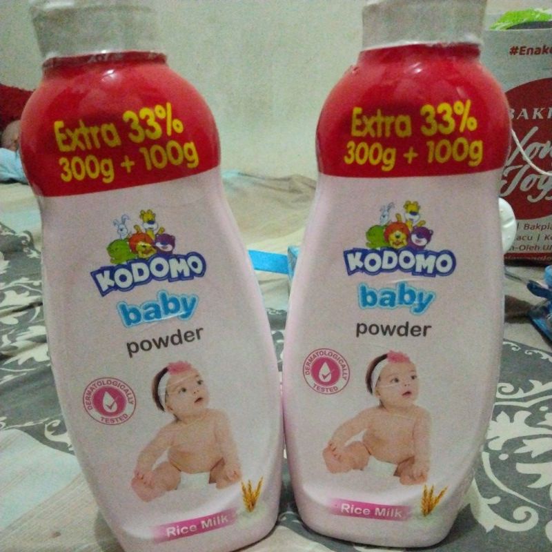 kodomo baby powder 400g (300g+100g) bedak tabur bayi