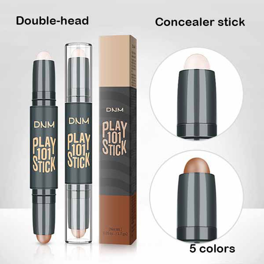 Lameila Highlight Contour Krim Face Eye Foundation Concealer Highlight Contour Pen Stick Cream