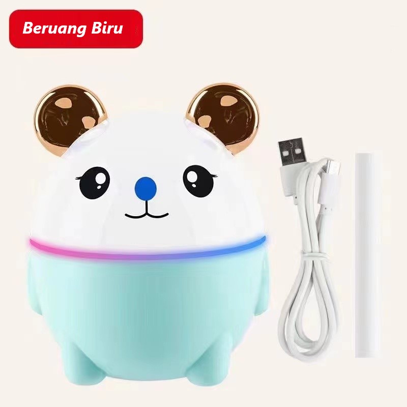 Humidifier Diffuser Aromaterapi Essential Oil Aromatherapy Disfuser Ultrasonic Pelembab Udara-BeruangBiru