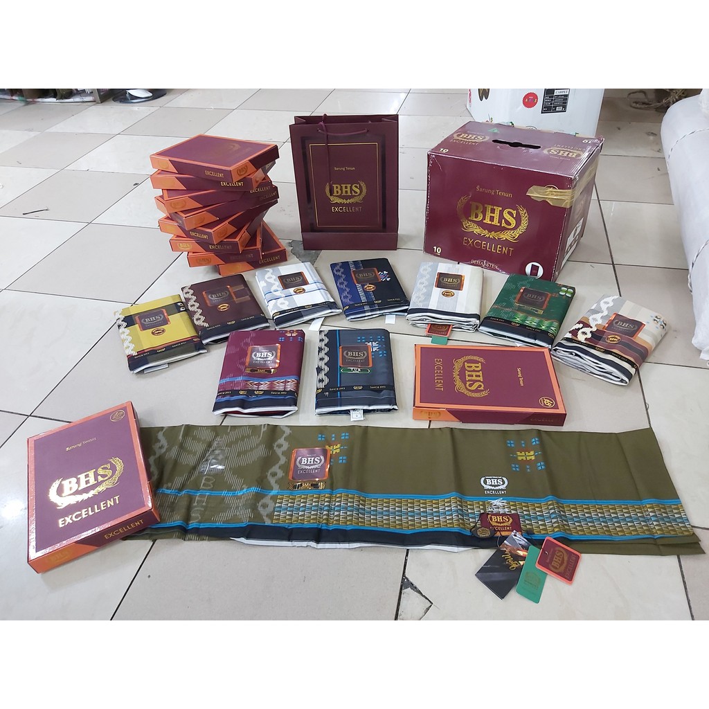 Sarung BHS Excellent Gold Songket SKT SMK SGB SPN QAT TUR