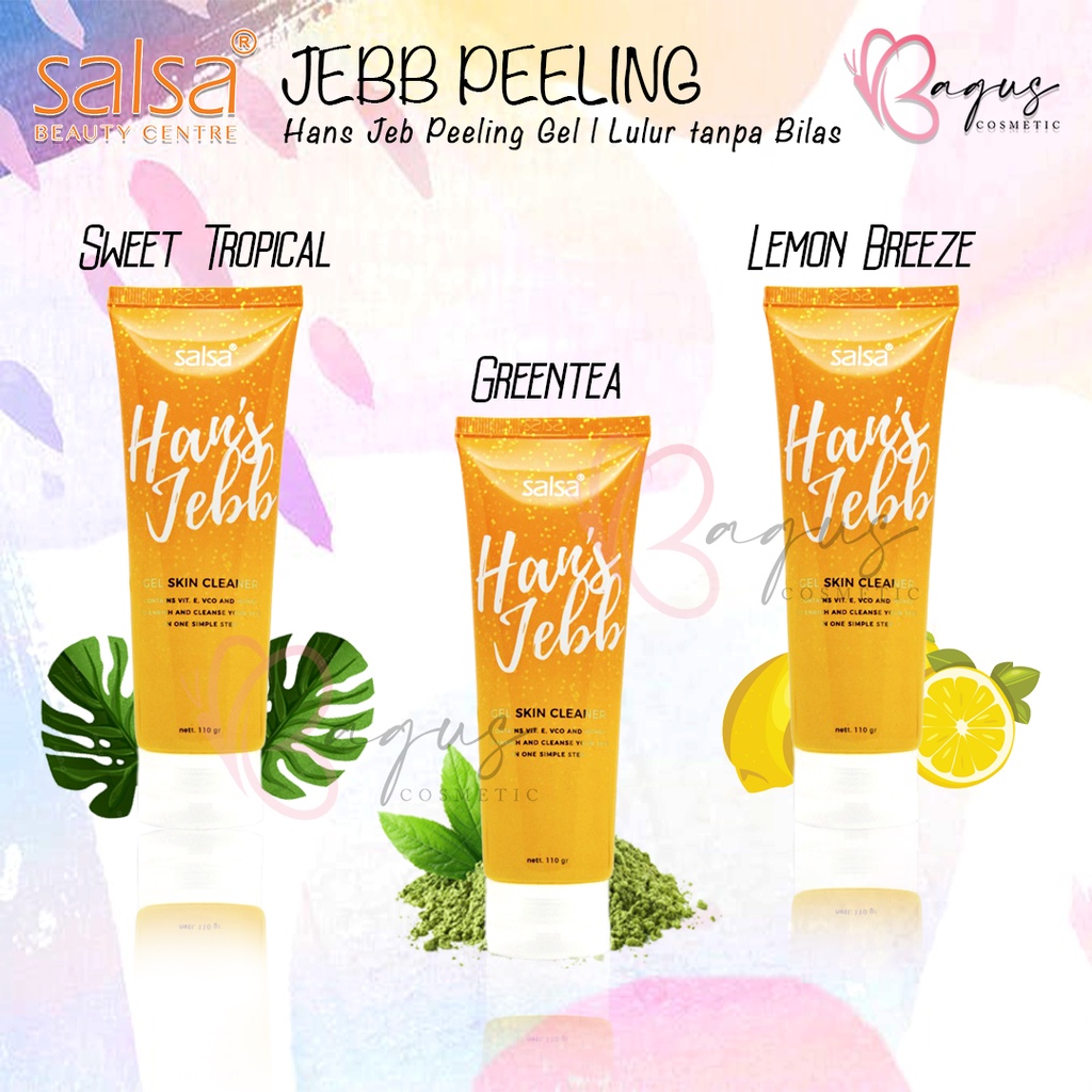 ⭐BAGUS⭐ SALSA HANS JEBB PEELING GEL (Lulur tanpa bilas)