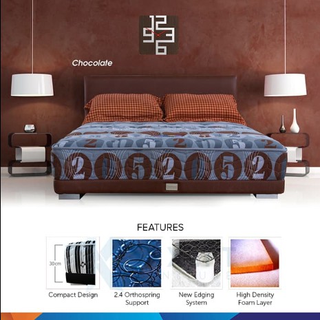 Quantum Millennium Teen Chocolate Set - Springbed (Full Set)