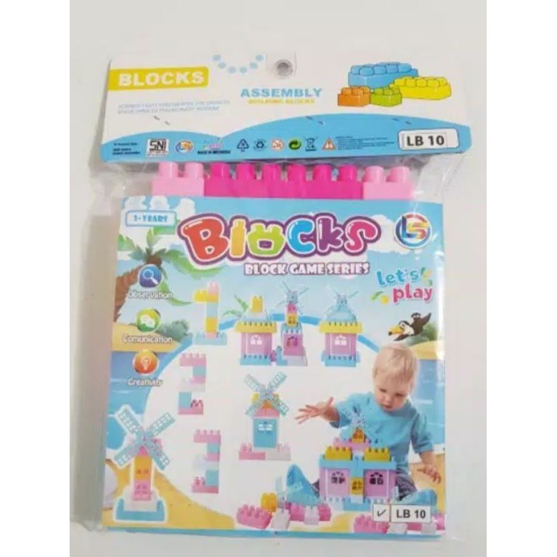 Mainan Puzzle Blocks Assembly LB 10