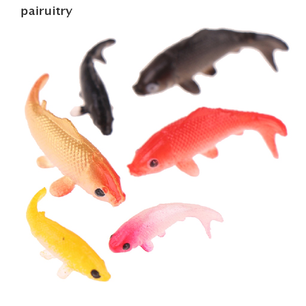 Prt 5pcs Miniatur Ikan Mas Untuk Aksesoris Rumah Boneka PRT