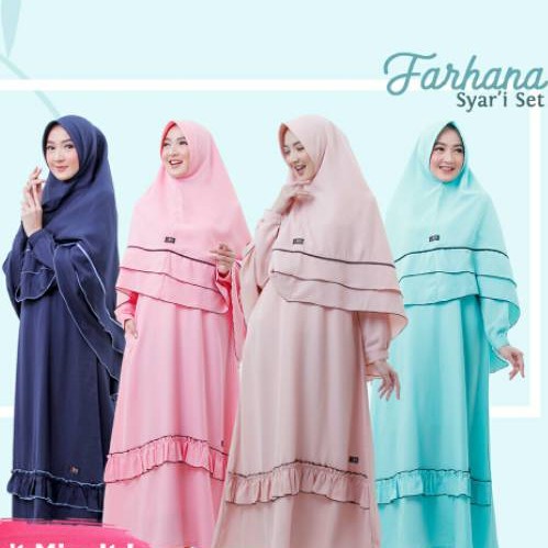 Gamis Syar'i Set Khimar Real Pict