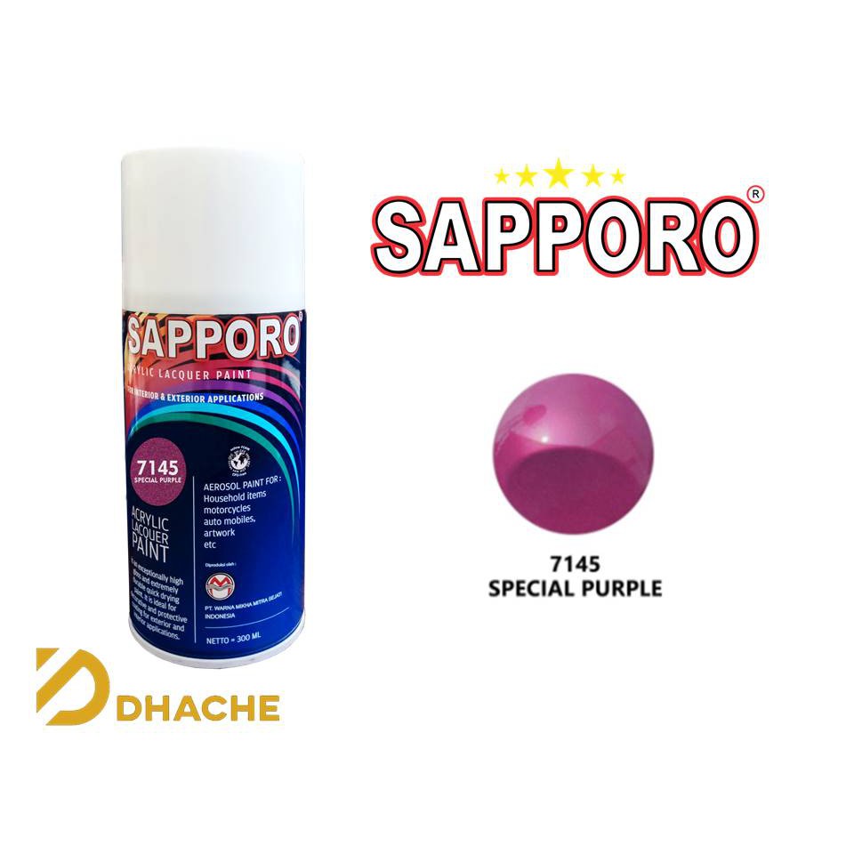 Cat Semprot Sapporo Paint Special Purple 7145/ungu metalik/pylox / pilok