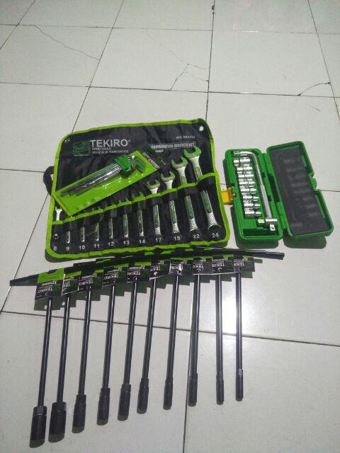 Kunci Sok Set Tekiro Socket Set Tekiro 10 Pcs Box Plastik