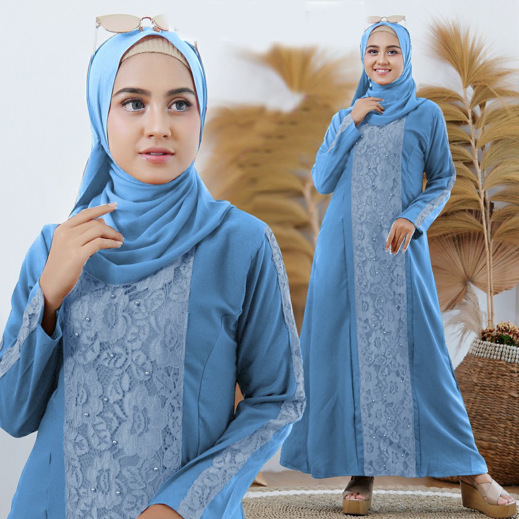 GAMIS MUSLIM LINKANA( SIZE S/M, L, XL, XXL ) GAMIS MURAH/GAMIS BRUKAT TIMBUL/GAMIS SERAGAM KELUARGA