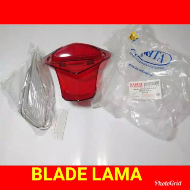 Mika kaca lampu stop belakang Honda Blade lama