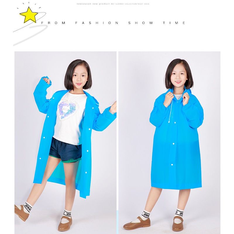 Jas Hujan Anak Ponco Eva Murah Hoodie