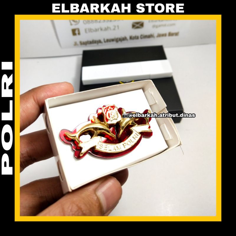 pin polisi selampolri [real pic 100%original]