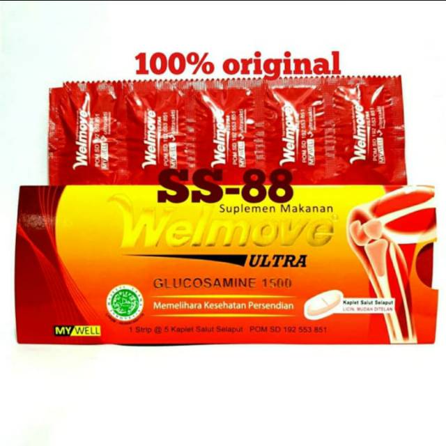 WELMOVE ULTRA ~ DENGAN GLUCOSAMINE 1500mg