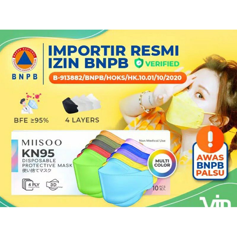 [READY STOCK] MASKER KN95  WARNA EVO