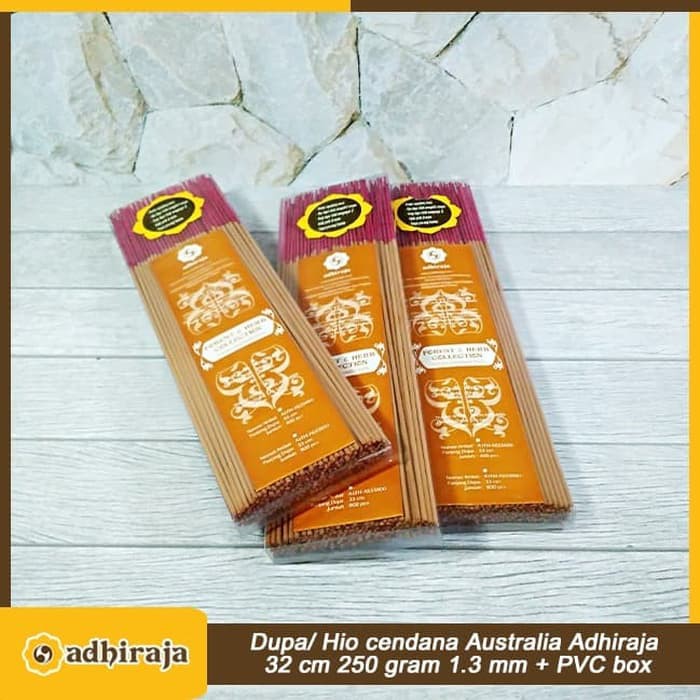 Dupa/Hio Wangi Harum Cendana Australia Adhiraja 32 cm 250 gram + Box