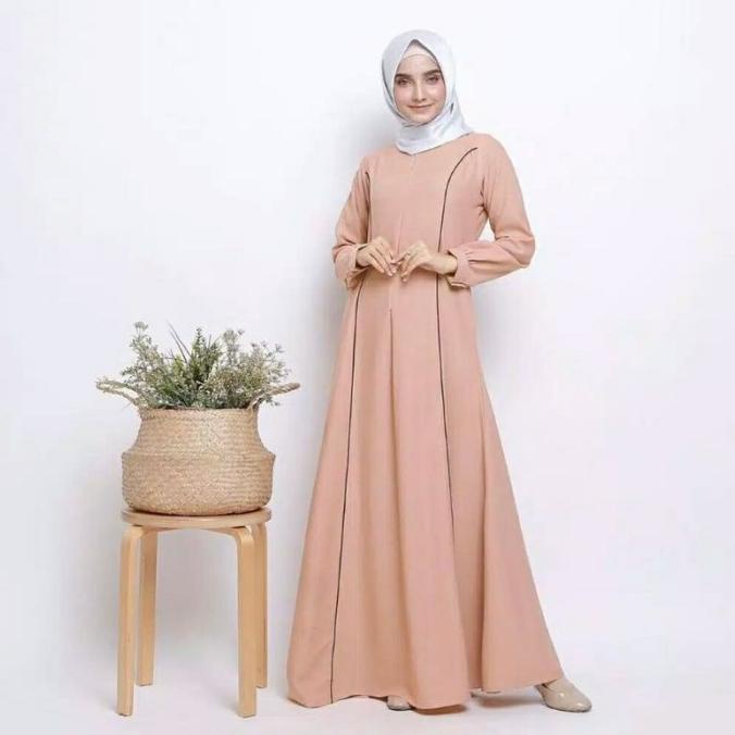 murah lebaran Baju kekinian gamis remaja terbaru 2020 pesta wanita sya