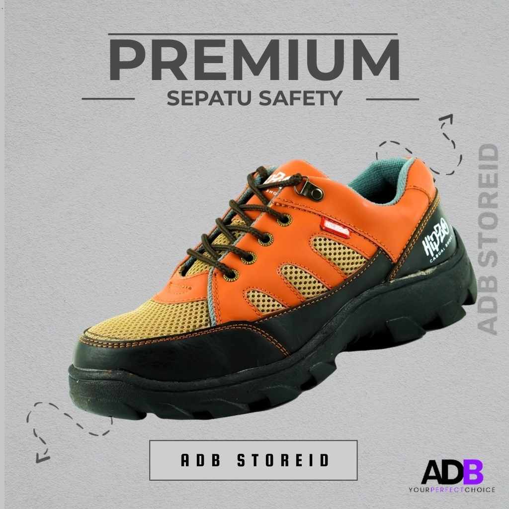 Sepatu Safety Sport Hipzo M 051 Sepatu Kerja Ujung Besi Safety Shoes