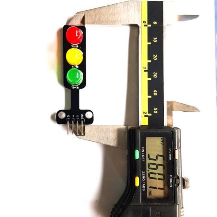 Modul Simulasi Lampu Lalu Lintas 5V 3 Warna LED 8mm