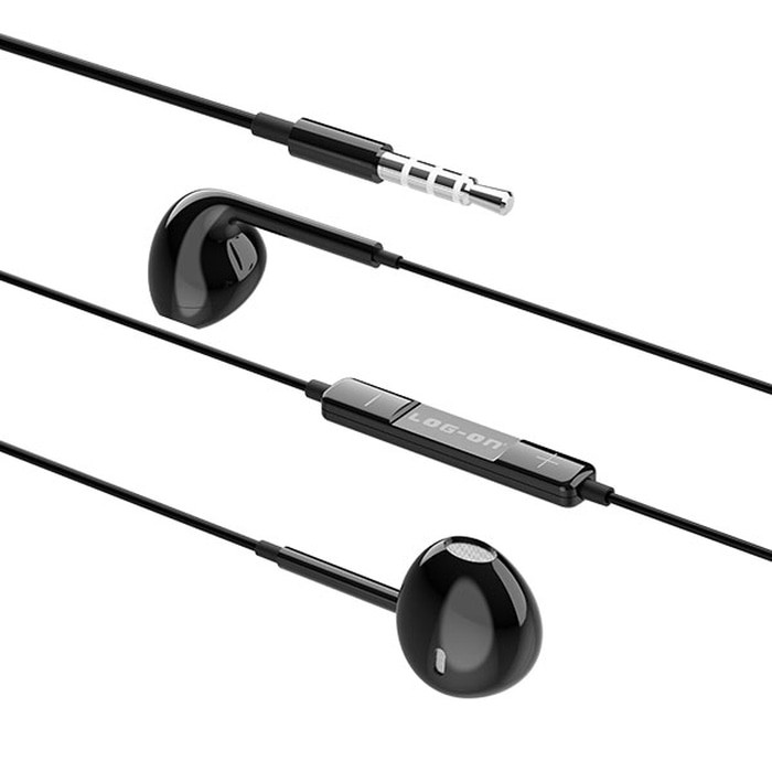 HANDSFREE EARPHONE LOG ON SOFTSTYLE LO-HF588 DIGITAL JACK AUDIO UNIVERSAL MIC