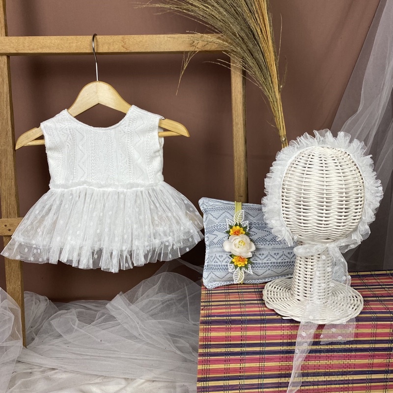 READY STOK ROMPER NEWBORN, ROMPER BABY GIRL, PROPERTI FOTO BAYI, AKSESORIS FOTO NEWBORN