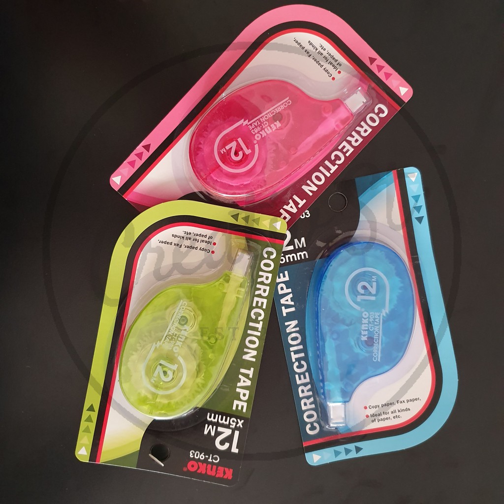 

KENKO Tip-Ex Kertas Correction Tape Ct-903 12 Meter