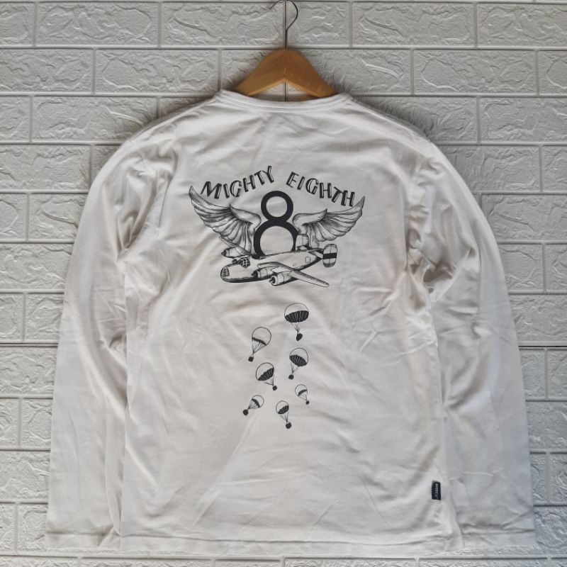 kaos lengan panjang t shirt long sleeve AVIREX lama second