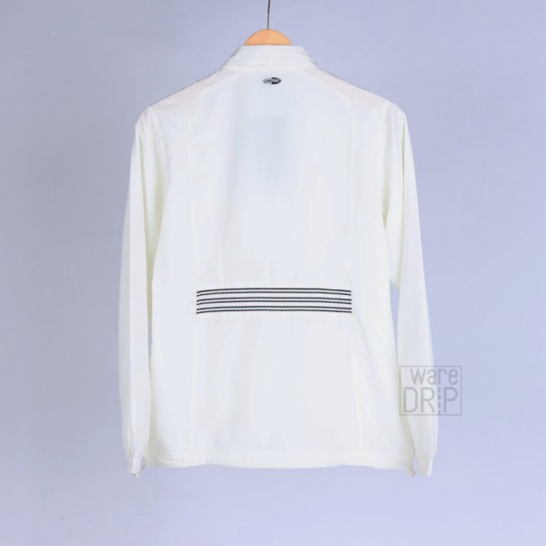 Outerwear Wanita Original Adidas Jaket Putih Olahraga Wanita Sepeda - M