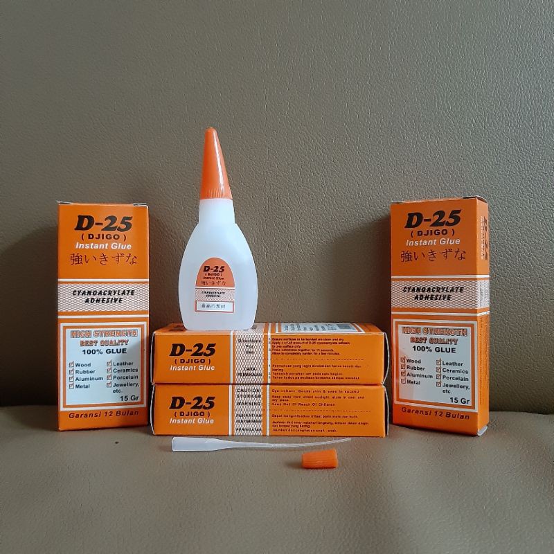 

KINGS Lem Korea Instan Glue Power Glue D-25 - 15gr Terbaru dan Termurah