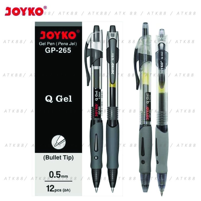 

Terlaris Ballpoint Gel Pen Joyko GP-265 Q Gel - Biru