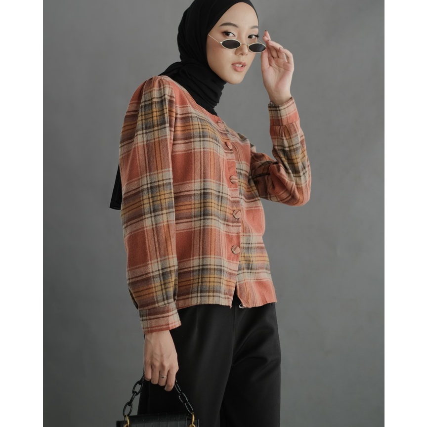 Myrubylicious HALSA FLANEL SHIRT KODE 3119