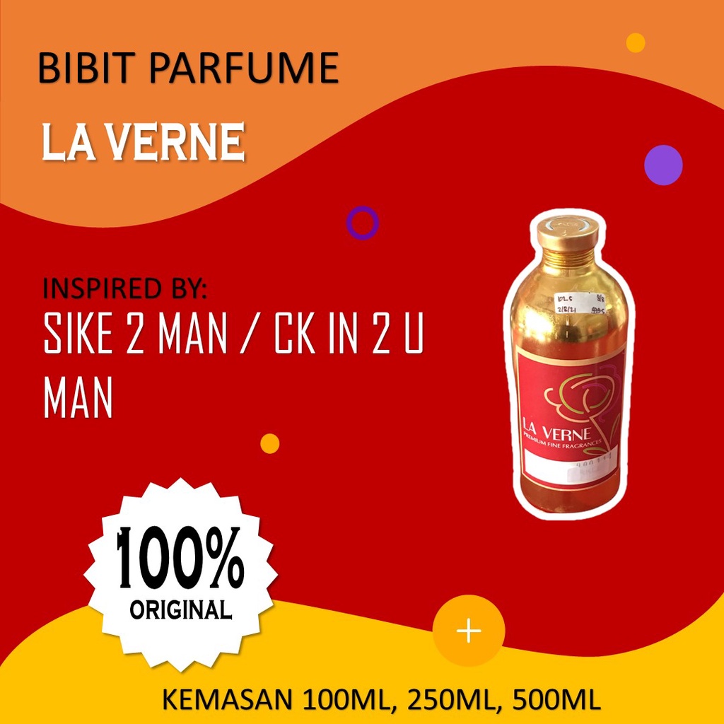 Bibit Parfum LAVERNE SIKE 2 MAN Searah dengan CK IN 2 U MAN