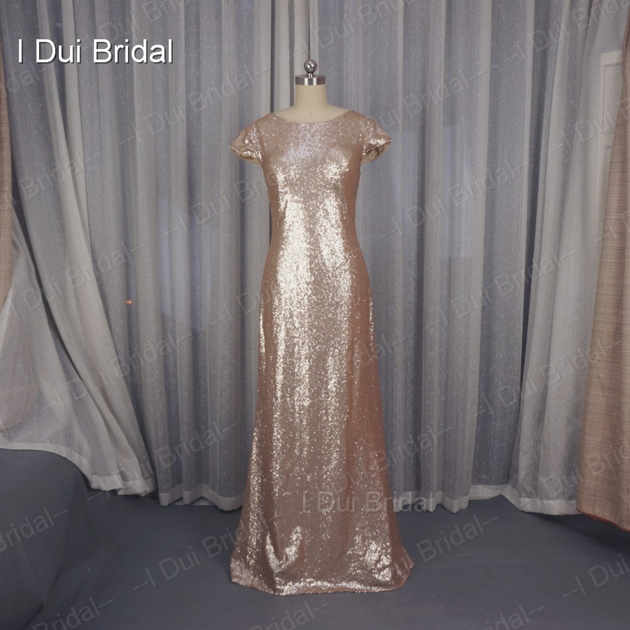 champagne rose gold bridesmaid dresses