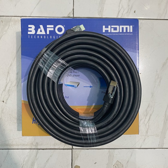 Kabel HDMI BAFO 20M Versi 2.0 High Speed - Cable HDMI BAFO 20 Meter V2.0