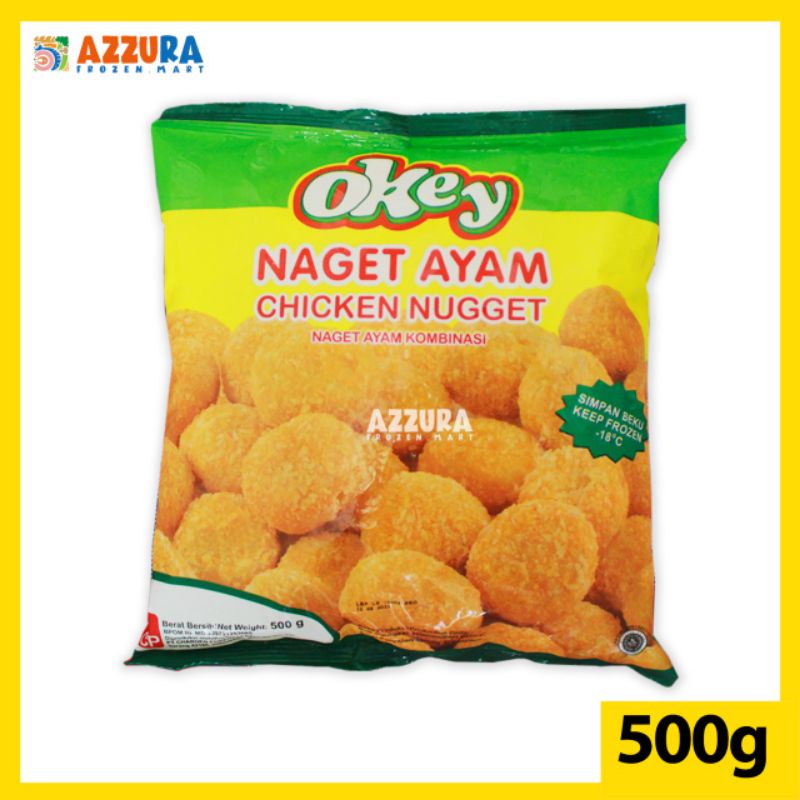 

Okey Naget Ayam Bentuk Coin Chicken Nugget 500g