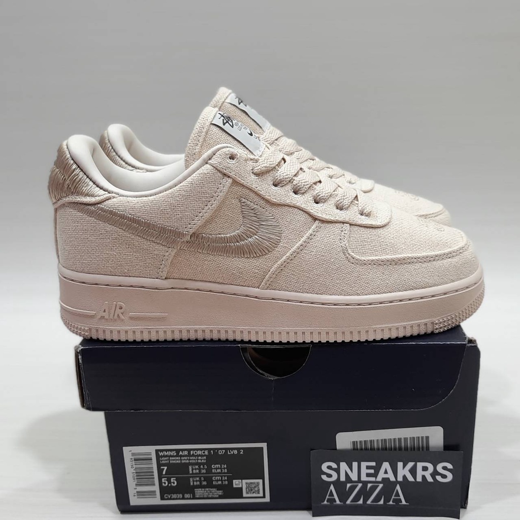 Nike Air Force 1 X stussy Brown