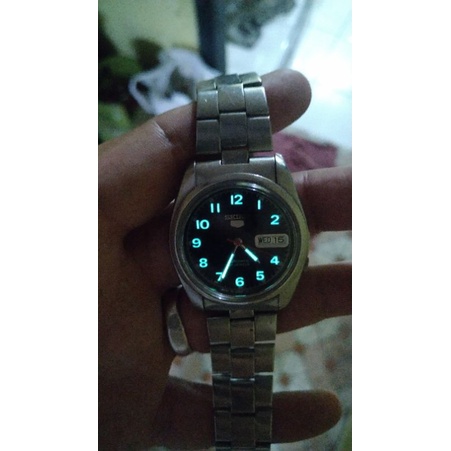 jam tangan seiko 7s26 0590 military style second bekas original