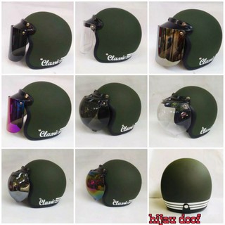 BISA COD HELM BOGO DEWASA RETRO CLAASICC WARNA HIJAU BISA COD HELM BOGO DEWASA RETRO CLAASICC WARNA HIJAU